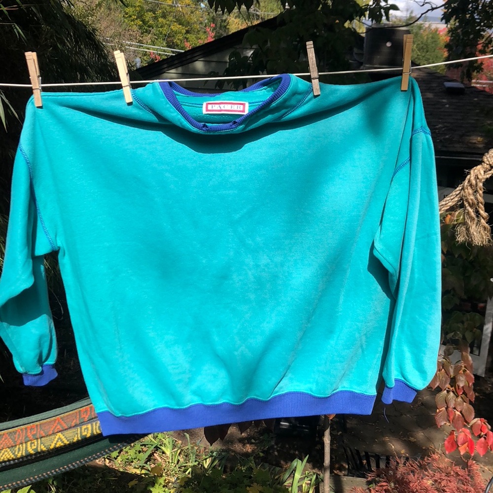 Turquoise sweater